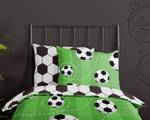 Copripiumino Soccer Cotone - 140 x 240 cm - Verde - 140 x 240 cm