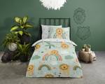 Parure de lit Lions Coton - 140 x 240 cm - Vert - 140 x 240 cm