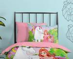 Kinderbeddengoed Fairytale katoen - 140 x 240 cm - roze - 140 x 240 cm