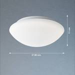 Deckenleuchte Clara Opalglas - Weiß - 1-flammig - 30 x 30 cm