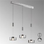 Hanglamp Lavin ijzer - nikkel - 3 lichtbronnen