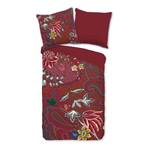 Parure de lit en coton renforcé Ruby Percale de coton - Rouge - 135 x 200 cm + oreiller 80 x 80 cm