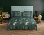 Parure de lit en renforcé Urban Jungle Coton - Vert - 240 x 200/220 cm + 2 coussins 70 x 40 cm