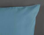 Parure de lit en coton renforcé Uni Coton - Bleu - 135 x 200 cm + oreiller 80 x 80 cm