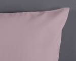 Parure de lit en coton renforcé Uni Coton - Rose foncé - 140 x 200/220 cm + oreiller 70 x 60 cm