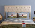 Parure de lit en coton renforcé Philip Coton - Multicolore - 200 x 200 cm + 2 oreillers 70 x 60 cm
