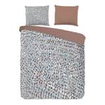 Parure de lit en coton renforcé Gerben Coton - Gris / Beige - 240 x 200/220 cm + 2 coussins 70 x 40 cm