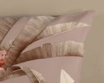 Parure de lit en coton renforcé Fuji Coton - Taupe - 200 x 200 cm + 2 oreillers 70 x 60 cm