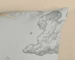Parure de lit en coton renforcé Boaz Coton - Gris / Beige - 140 x 200/220 cm + oreiller 70 x 60 cm
