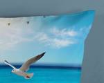 Renforcé beddengoed Sealife katoen - meerdere kleuren / beige - 200x200cm + 2 kussens 80x80cm