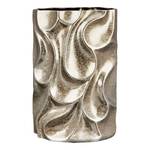 Vaas Reliëf keramiek - zilverkleurig - Zilver