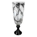 Vase Trophy Farbglas - Weiß - Höhe: 45 cm