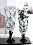 Vase Trophy Farbglas - Weiß - Höhe: 45 cm