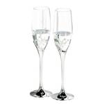 Champagneglas Mr. & Mrs. glas