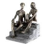 Statuette Discussion Résine synthétique - Bronze