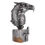 Skulptur Steampunk Eagle Kunstharz - Silber
