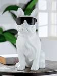 Figurine Carlin Cool Dog Résine synthétique - Blanc