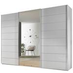 Zweefdeurkast Sonate glas - Wit - 249 x 240 cm - Comfort