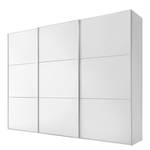 Schwebetürenschrank Includo Typ A Weiß - Breite: 280 cm - Premium - Silber