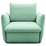 Fauteuil convertible Moric Tissu structuré Noena: Menthe