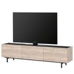 Tv-meubel Cantoria 184 cm Castello eikenhouten look/zwart