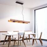 Hanglamp Log ijzer/massief eucalyptushout - 4 lichtbronnen