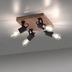 Plafondlamp Canop ijzer - 4 lichtbronnen - Aantal lichtbronnen: 4