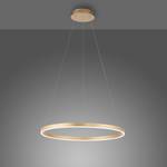 LED-Hanglamp Ritus type B kunststof/aluminium - 1 lichtbron - Messing
