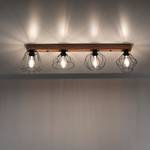 Plafondlamp Kaska aluminium - 4 lichtbronnen