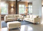 3-Sitzer Sofa Tocon Cordstoff Caron: Creme