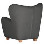 Fauteuil Herako Tissu Wunna: Gris foncé