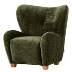 Fauteuil Herako Tissu Faeza: Vert foncé