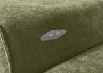 Canapé d’angle Sonega Tissu Flaka: Vert vieilli - Méridienne longue à droite (vue de face)