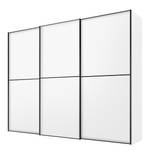 Schwebetürenschrank Sinfonie Plus Typ C Weiß - 249 x 240 cm - Basic - Grau