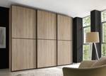 Schwebetürenschrank Sinfonie Plus Typ C Eiche Sonoma Dekor - 280 x 240 cm - Premium - Grau