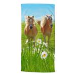 Serviette de douche Horses Velours de polyester - 75 x 150 cm