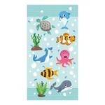 Serviette de douche Seaworld Velours de polyester - 75 x 150 cm