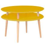Tavolino da salotto Ufo Legno massello di faggio / MDF - Senape - Giallo senape - 70 x 45 cm