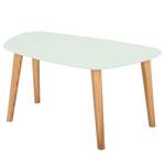 Salontafel Endocarp massief essenhout/MDF - mintkleurig - Mintkleurig - 80 x 40 cm