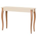 Console Lillo Hêtre massif / MDF - Crème - Crème - Largeur : 105 cm