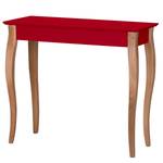 Tavolo consolle Lillo Legno massello di faggio / MDF - Rosso - Rosso - Larghezza: 85 cm