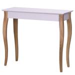 Console Lillo Hêtre massif / MDF - Rose clair - Rose clair - Largeur : 85 cm