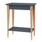 Console Mimo Hêtre massif / MDF - Anthracite - Anthracite - Largeur : 65 cm