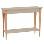 Console Mimo Hêtre massif / MDF - Beige - Beige - Largeur : 105 cm