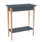 Console Mamo Hêtre massif / MDF - Anthracite - Anthracite - Largeur : 65 cm