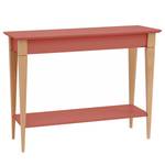 Wandtafel Mimo massief beukenhout/MDF - antiekroze - Oud pink - Breedte: 105 cm