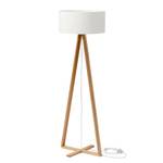 Staande lamp Tales massief essenhout - wit - Wit