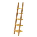 Scaffale a scala Ashme A Legno massello di frassino / MDF - Senape - Giallo senape - Larghezza: 45 cm