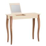 Coiffeuse Lillo Hêtre massif / MDF - Crème - Crème - Largeur : 85 cm