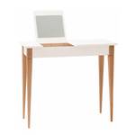 Coiffeuse Mimo Hêtre massif / MDF - Blanc - Blanc - Largeur : 85 cm